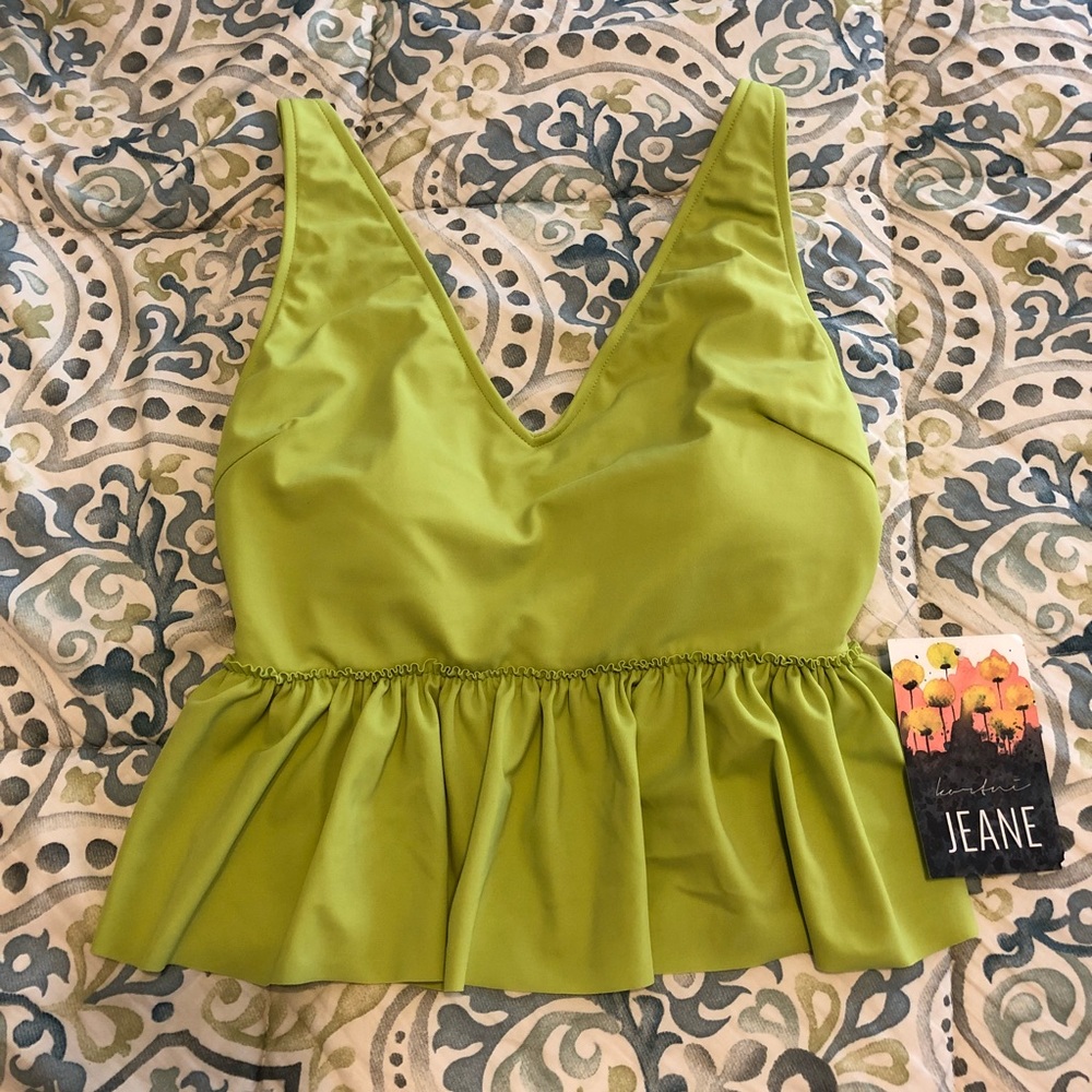 Kortni Jeane V-Neck Swim Top